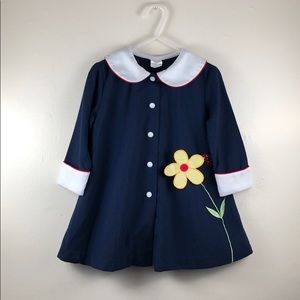 Toddler Dress Navy Blue